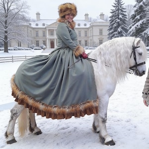 13.2hh Ride Astride Concours D'Elegance horse skirt pdf sewing pattern, pdf instant download,