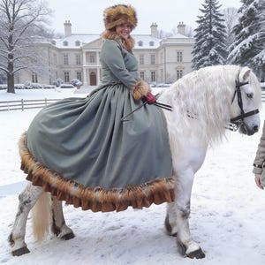 16.2hh Ride Astride Concours D'Elegance horse skirt pdf sewing pattern, pdf instant download,