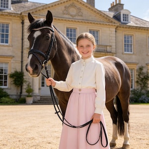 UK Size 16 Girls Gathered Walking Skirt Sewing Pattern, (PDF Download)