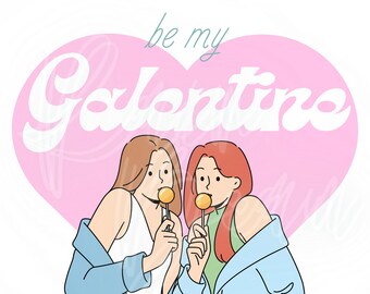 Be My Galentine Card Design