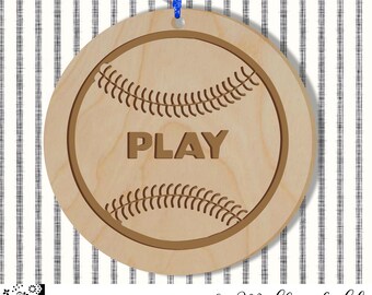 SVG| Play Ball with space to customize.  An Instant download of a sport graphic of a baseball. Boys name sign.