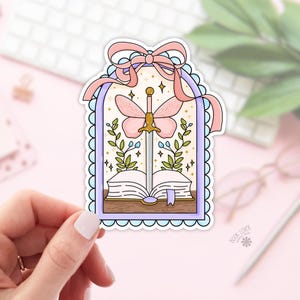 Fantasy Stickers / Bookish Stickers / Book Lover Gift / Bookish Merch / Kindle Sticker / Fantasy Reader / Reading Lover / E-Reader