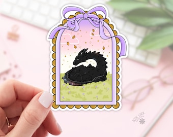 Dragon Stickers / Bookish Stickers / Book Lover Gift / Bookish Merch / Kindle Sticker / Fantasy Reader / Reading Lover / E-Reader