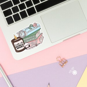 Smells Like Historical Romance Stickers / Bookish Stickers / Book Lover Gift / Bookish Merch / Kindle Sticker / Smut Reader / Reading Lover image 2