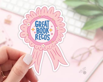 Great Book Recos Stickers / Bookish Stickers / Book Lover Gift / Bookish Merch / Kindle Sticker / Smut Reader / Reading Lover / E-Reader