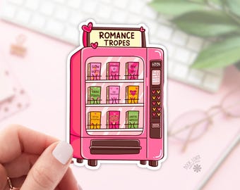 Romance Tropes Stickers / Bookish Stickers / Book Lover Gift / Bookish Merch / Kindle Sticker / Smut Reader / Reading Lover / E-Reader