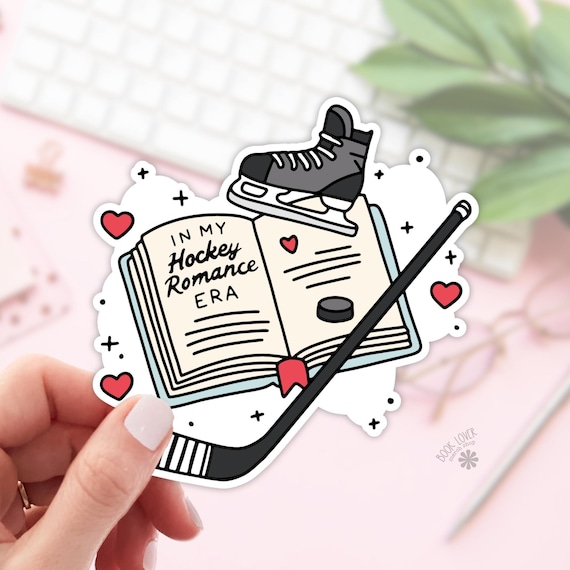 In My Hockey Romance Era Stickers / Bookish Stickers / Book Lover Gift / Bookish Merch / Kindle Sticker / Smut Reader / Reading Lover