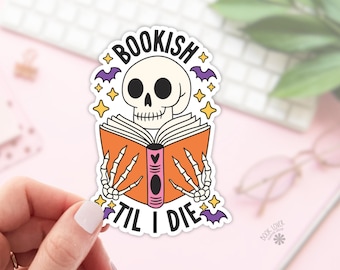 Naklejki „Książkowe do śmierci” / Naklejki „Książkowe” / Prezent dla miłośnika książek / Gadżety książkowe / Naklejka Kindle / Czytelnik pornografii / Miłośnik czytania