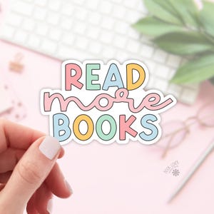 Lisez plus de livres/Autocollants livres/Stickers livresques/Cadeau pour amoureux des livres/Produits livresques/Autocollants Kindle/Smut Reader/Amoureux de la lecture/Lire électronique