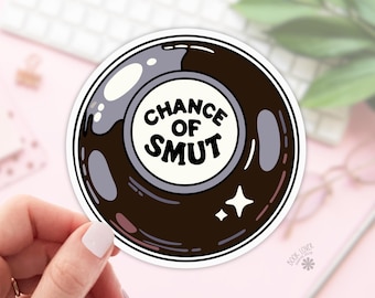 Stickers Chance of Smut / Stickers livresques / Cadeau pour amoureux des livres / Merch livresque / Sticker Kindle / Smut Reader / Amateur de lecture / E-reader
