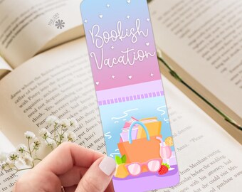 Urlaubs-Lesezeichen / Sommer-Lesezeichen / Buchliebhaber Geschenk / Sommer-Lesezeichen / Schmutzleser / Leseratte