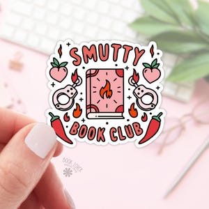 Pegatinas del club de lectura obscena / Pegatinas para amantes de los libros / Regalos para amantes de los libros / Merchandising para amantes de los libros / Pegatinas para Kindle / Lectores obscenos / Amantes de la lectura