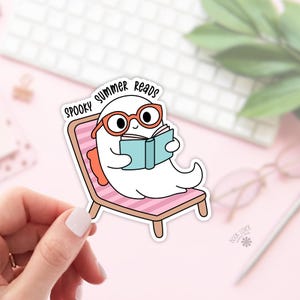 Stickers livres fantasmagoriques d'été / Stickers livresques / Cadeau pour les amoureux des livres / Merch livresques / Sticker Kindle / Lecteur fantasmagorique / Amateur de lecture