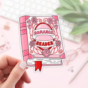 Romance Reader Stickers / Bookish Stickers / Book Lover Gift / Bookish Merch / Kindle Sticker / Smut Reader / Reading Lover / E-Reader
