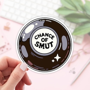 Stickers Chance of Smut / Stickers livresques / Cadeau pour amoureux des livres / Merch livresque / Sticker Kindle / Smut Reader / Amateur de lecture / E-reader
