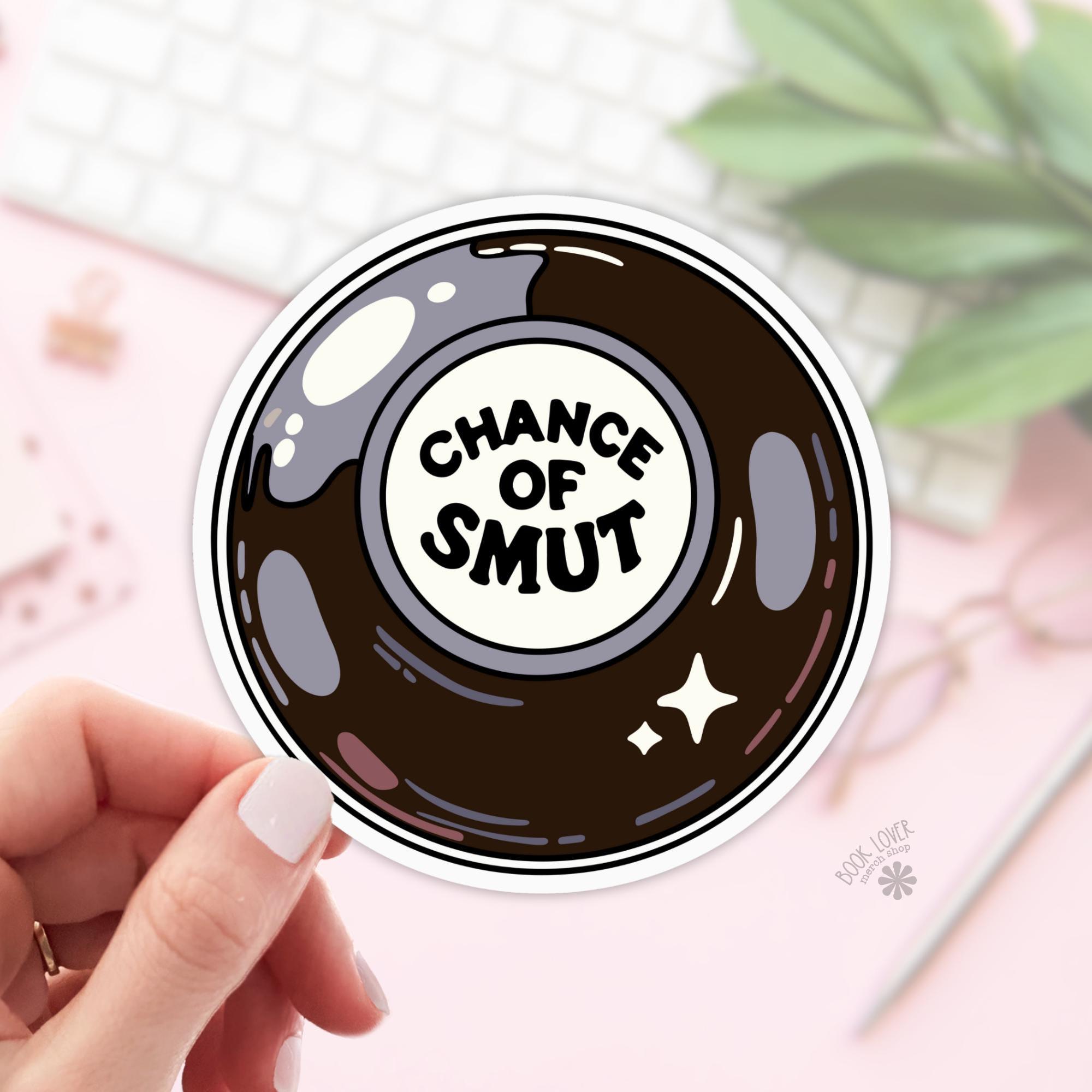 Chance of Smut Stickers / Bookish Stickers / Book Lover Gift / Bookish Merch / Kindle Sticker / Smut Reader / Reading Lover / E-Reader