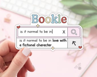 Bookle Fictional Characters Stickers / Bookish Stickers / Book Lover Gift / Bookish Merch / Kindle Sticker / Smut Reader / Reading Lover