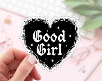 Good Girl Stickers / Bookish Stickers / Book Lover Gift / Bookish Merch / Kindle Sticker / Smut Reader / Spicy Reading Lover / E-Reader
