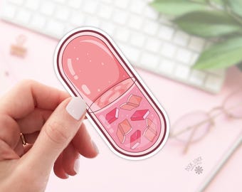 Bookish Pills Stickers / Bookish Stickers / Book Lover Gift / Bookish Merch / Kindle Sticker / Smut Reader / Reading Lover / E-Reader