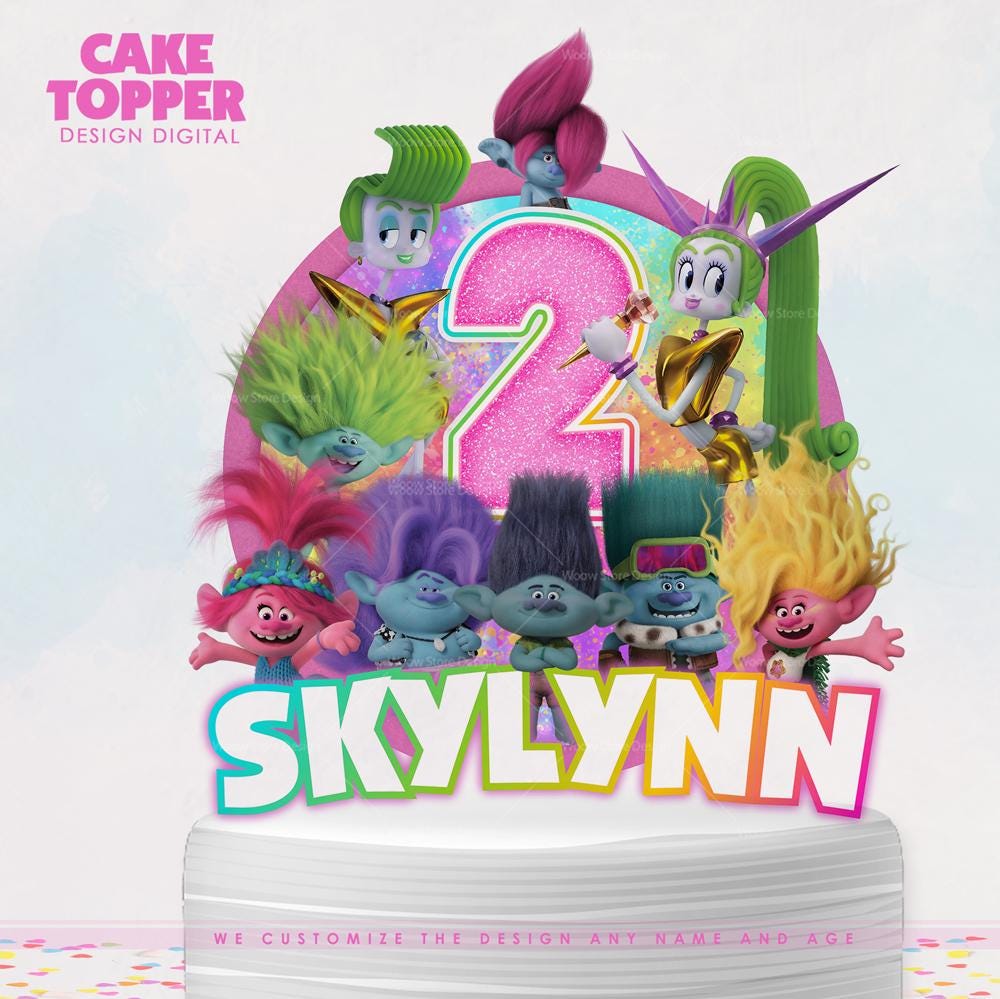 Troll Poppy Birthday Cards - Österreich Produktbild-Vorschau 4