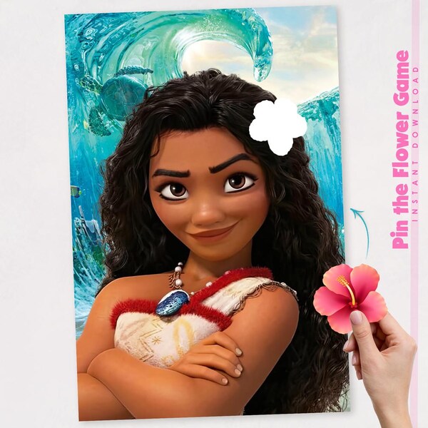 Moana Flowers - Etsy