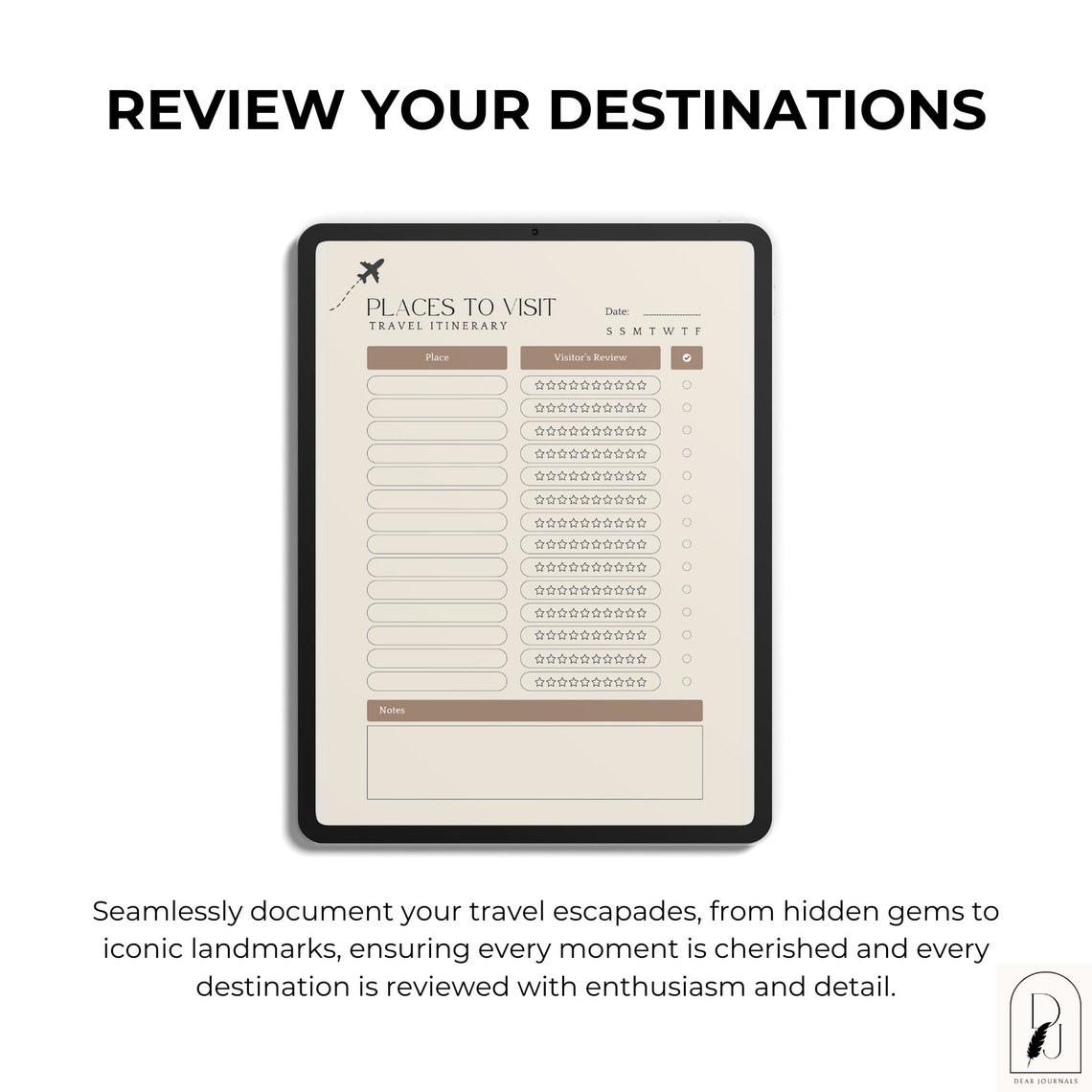 Canva Trip Planner Template Editable Vacation Planner Road Trip Diary ...