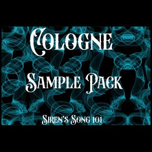 Paquete de muestra de colonia