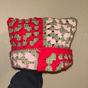 Granny Square Cat Beanie