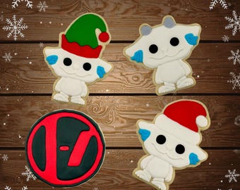 Op Twenty One Pilots geïnspireerde 'Ned' koekjesuitstekerset – Santa Ned, Elf Ned, klassiek Ned en TØP-logo