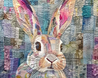 Easter  Bunny Watercolor Clip Art 4 JPG Mix Media Card Making Invitations Collage Junk Journal Digital Paper Craft Bookscrapping  301