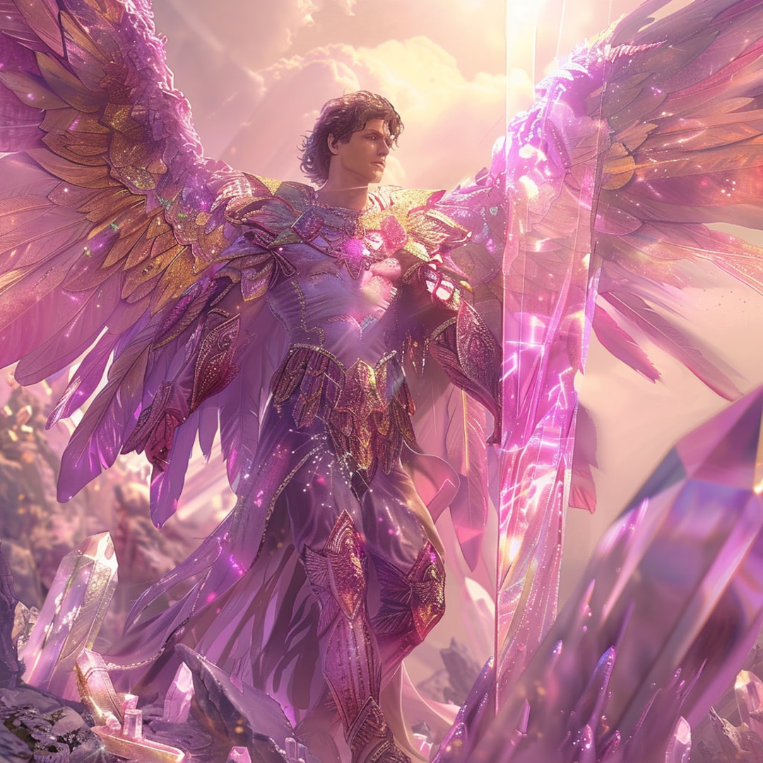 Archangel Chamuel Clip Art 4 JPG Mix Media Card Making Invitations ...