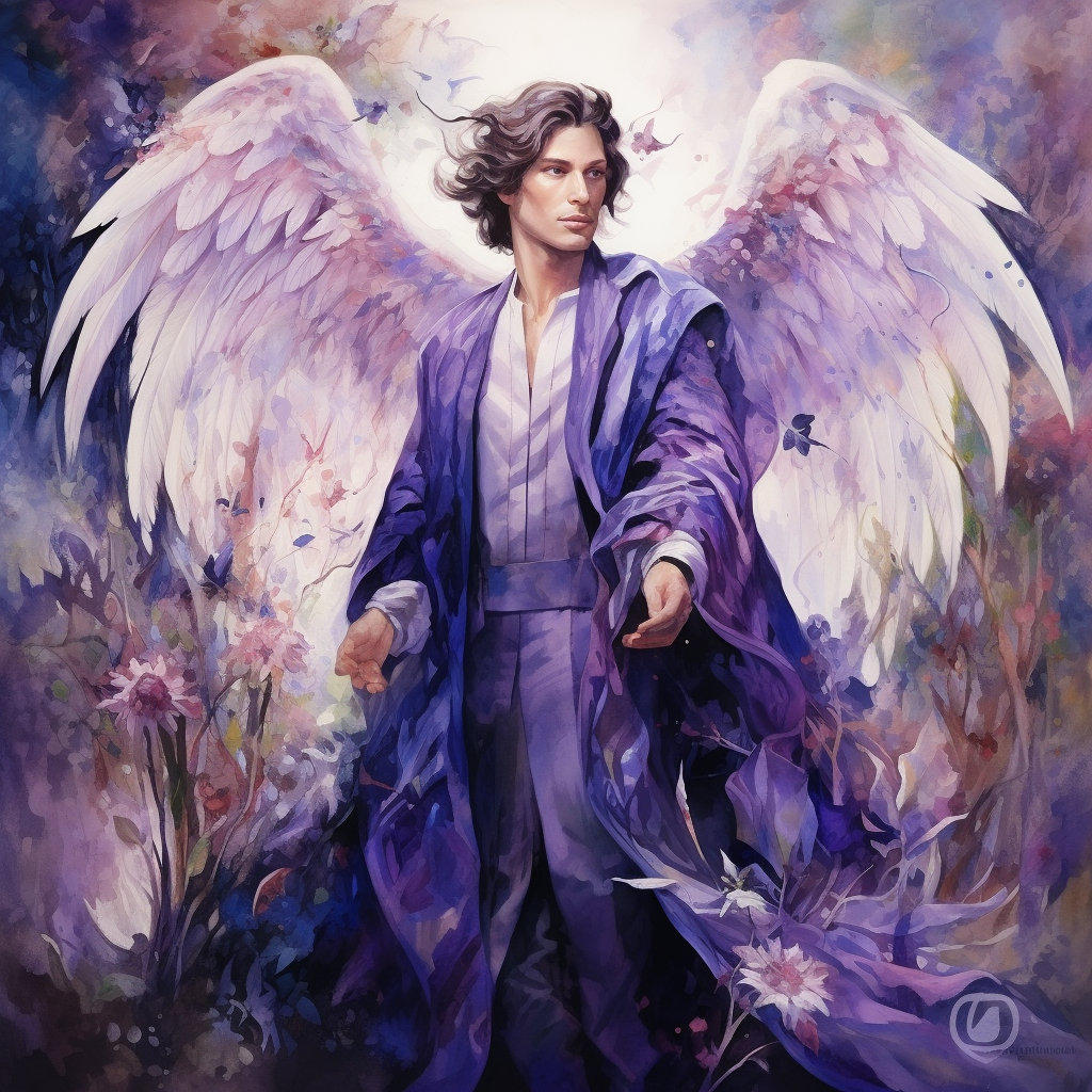 Archangel zadkiel - Etsy España