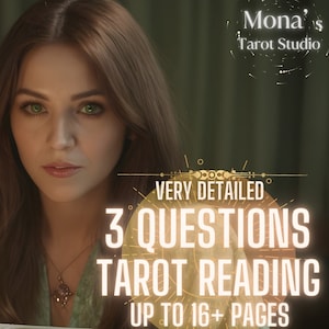 MÊME HEURE | JOUR | Lecture de tarot en trois questions, Lecture de tarot détaillée, Conseils spirituels généraux, Lecture psychique avec cartes de tarot