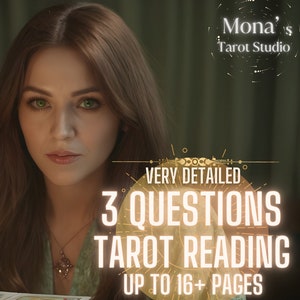 SAME HOUR | DAY | Three Questions Tarot Reading, Detailed Tarot Reading, General Spiritual Advice, Psychic Reading with Tarot Cards