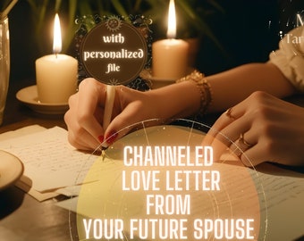 Kanalisierter Liebesbrief von Ihrem Zukünftigen Ehepartner, Psychischer Intuitiver Brief, Psychischer Liebesbrief, Liebesbrief von Ihrem Zukünftigen Liebhaber