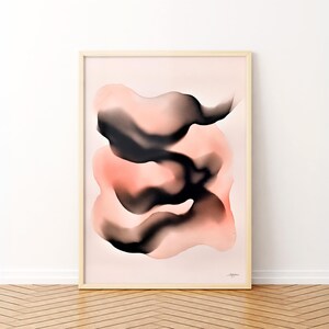 Wabi Sabi Giclée Print: Abstract Japandi Art Poster