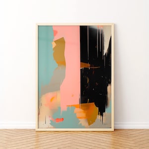 Wabi Sabi Abstract Art Print: Neutral Modern Wall Decor