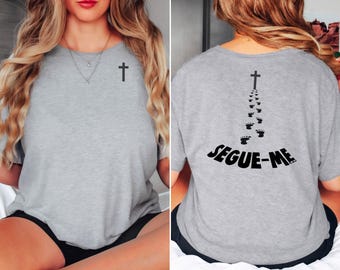 Camiseta Dios sigueme, confort colors regalo perfecto para el o ella, mama y abuelos. regalo para el o ella regalo perfecto, Cristiano.