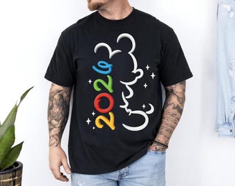 Comfort Colors Disney Trip 2026 Shirt,  Vertical 2026 -shirt,  Mickey fun, Family Vacation Tee, Men Disney Outfit Group Squad.