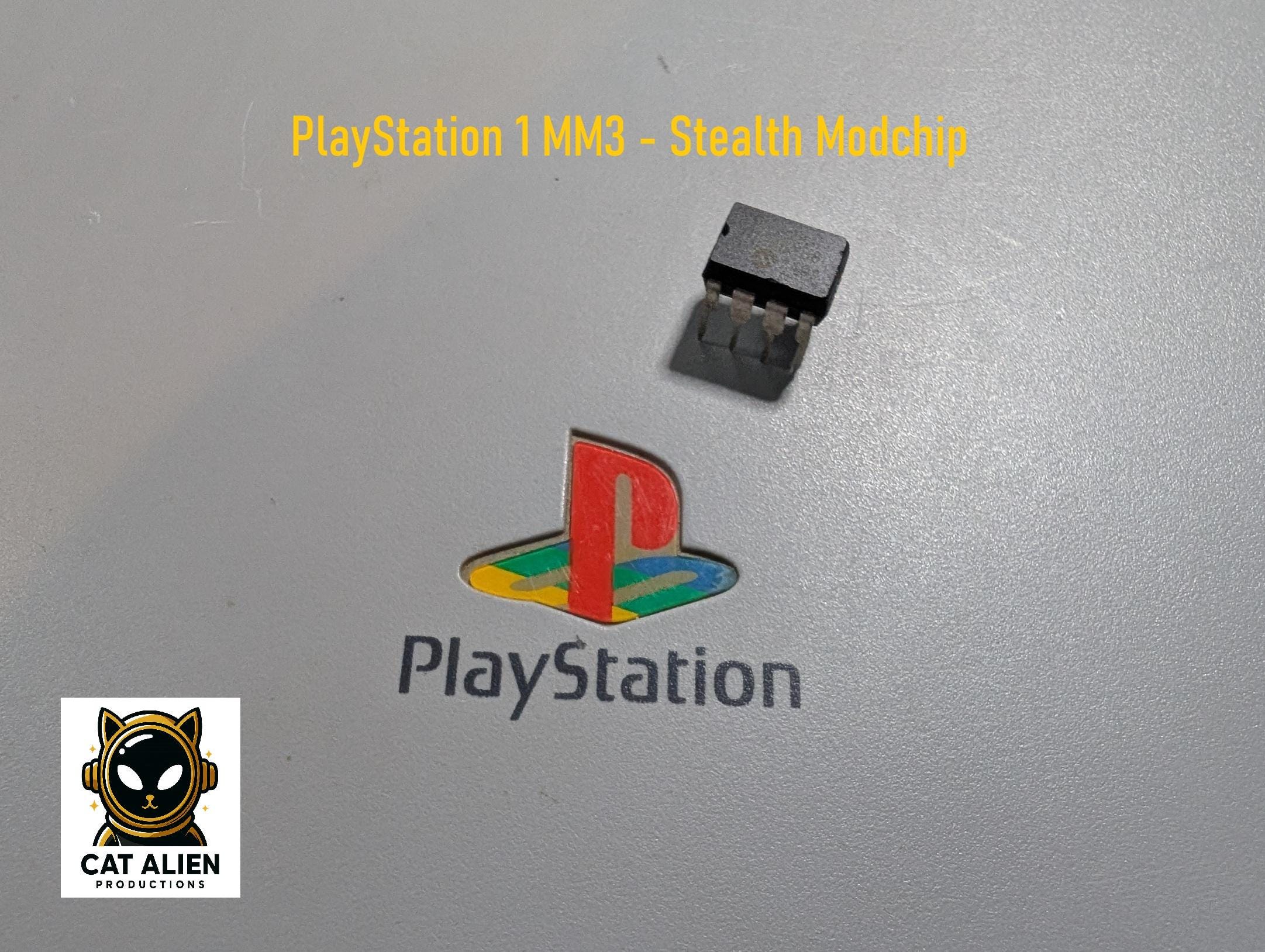 PS1用　par CDX3 Playstation 1 MM3 Modchip – Pre-programmed & Verified (NTSC-U/C