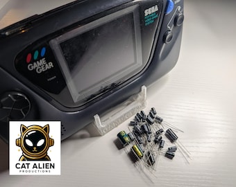 Kit de recapitulación de placa base para Sega Game Gear: reemplazo universal de condensador electrolítico VA0-VA5 (PCB principal)