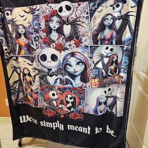 Jack Skellington blanket