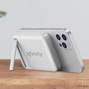 Custom Personalized Mag-Cube — 5,000 mAh Compact Power Bank with MagSafe + USB-C Ports & LED Display — Promo Tec! – Custom Logo