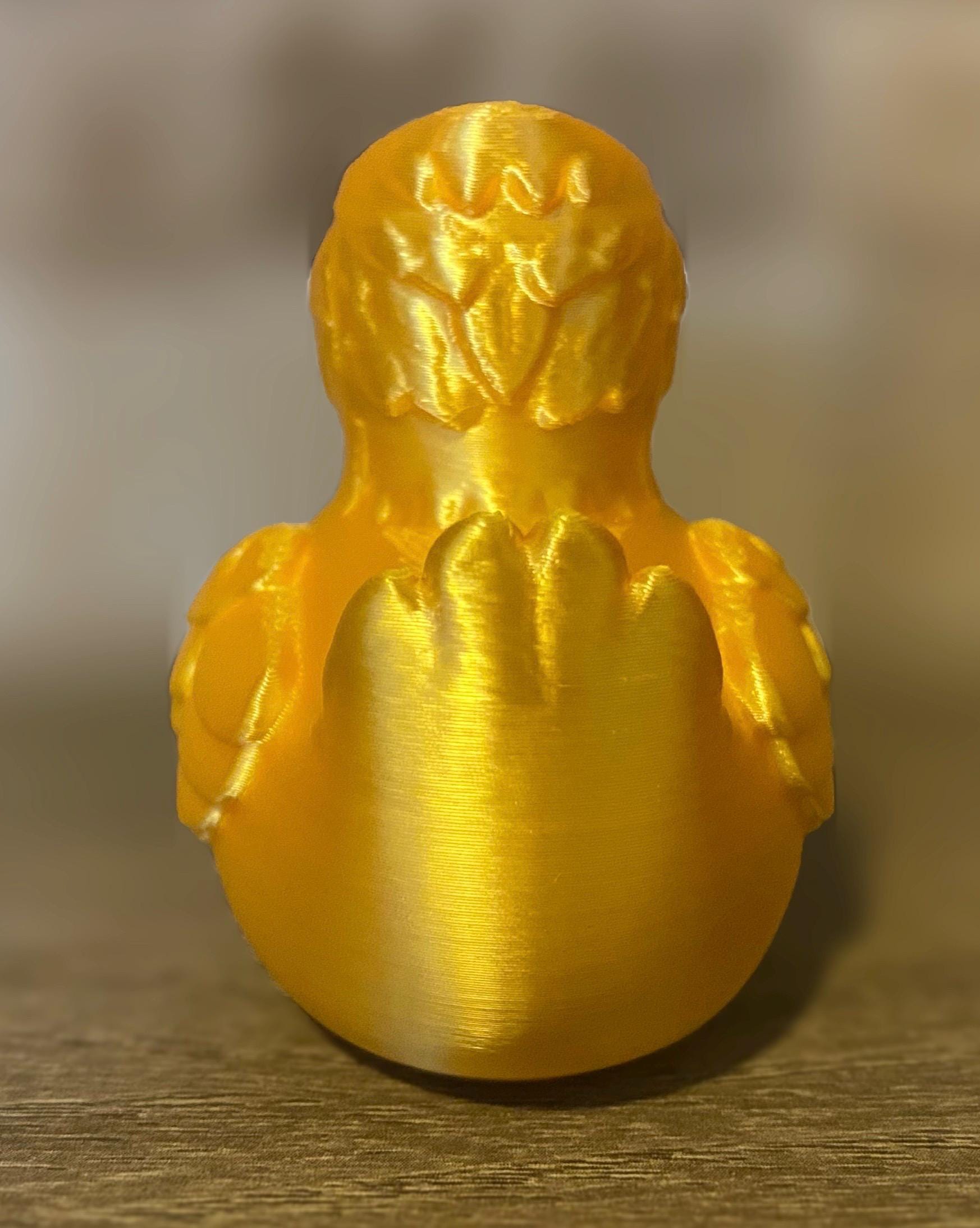 Duckshop Glow-in-the-Dark Badeente – Gelbe Quietscheente Mit Leuchteffekt | Maße 7,5 Cm | Aus Vinyl, Latexfrei | Ideal Als Geschenk, Party-Deko Oder Sammlerstück