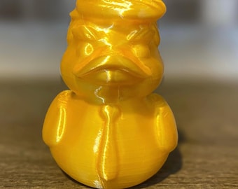 Donald Gold Duck - Figurine imprimée en 3D - Décoration de tableau de bord de voiture - Cadeau canard - Croisières - Objets de collection