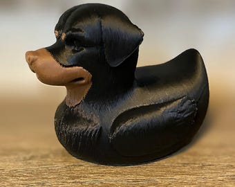 Rottweilereend - 3D-geprint beeldje - decor dashboard - Ducking-cadeau - Cruises - verzamelobjecten