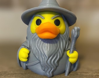 Wizard Duck- 3D Printed Figurine - Car Dashboard Decor - Ducking Gift - Cruises - Collectibles