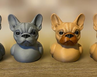 Franse Bulldog-eend - Diverse kleuren - Ducking-cadeau - Cruises - Verzamelobjecten - Decor dashboard