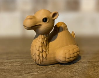 Anatra Cammello - Statuetta stampata in 3D - Decorazione per cruscotto auto - Regalo a tema anatre - Crociere - Oggetti da collezione