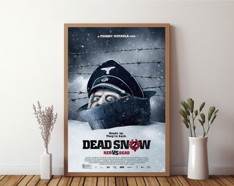 Dead Snow 2 Red vs Dead Movie Posters-Wall Art-Room Decor Wall Art-Poster Gifts-Poster Customized Canvas Printing